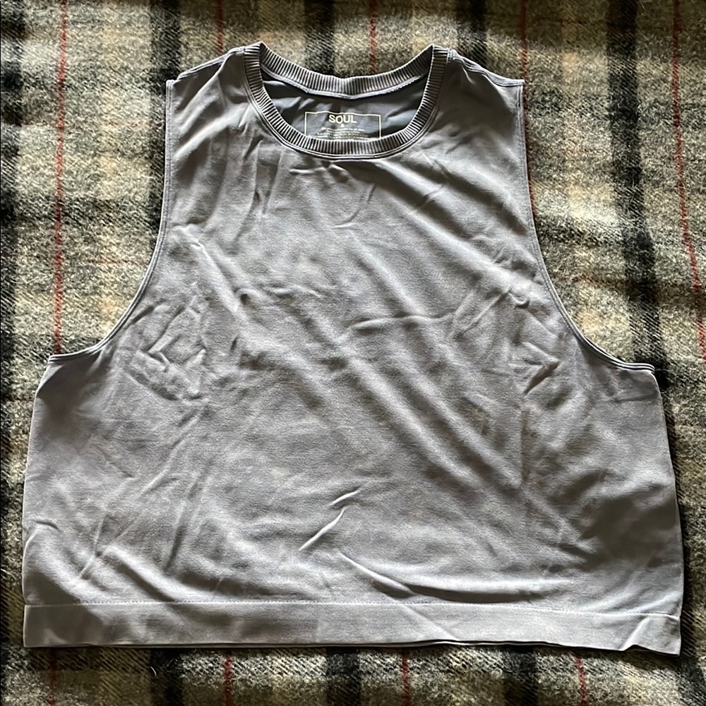 Soul by soul cycle performance tank soul cycle seamless tank top size small